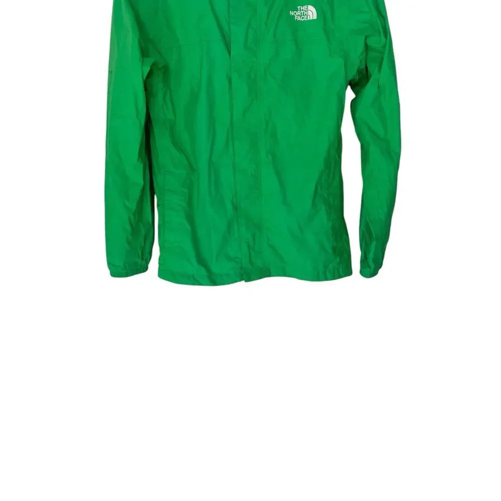 The North Face Girl's Green Basic Nylon Outdoor Hooded Zip Up Jacket Size‎ 14/16